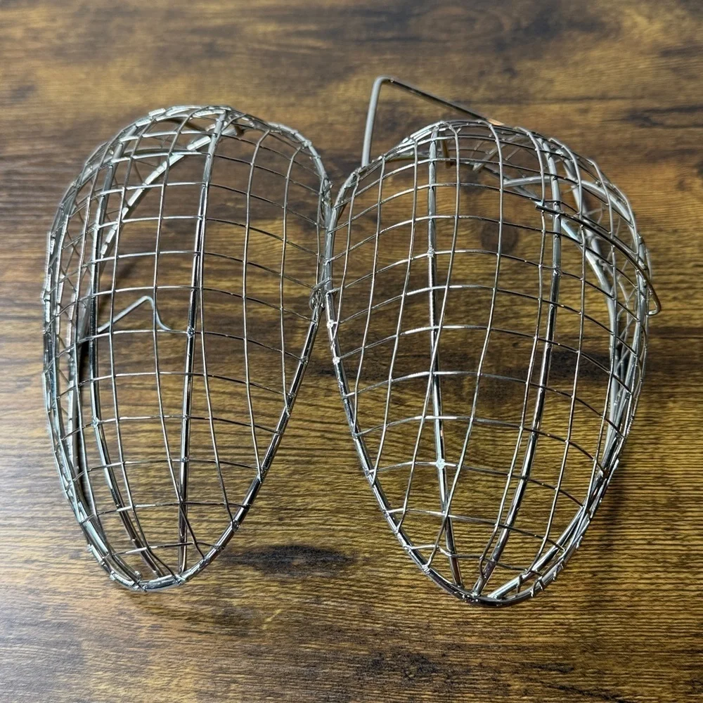 Silver Wire Eggs Basket
